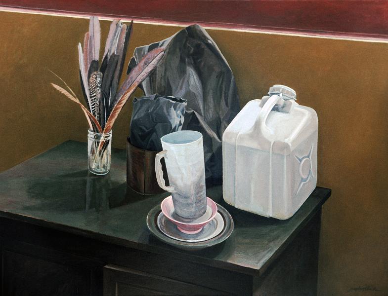 Still Life with Feathers  1975 30x38.jpg